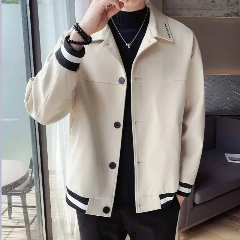 Aidase Men's Wool & Blends Jackets New In Male Coats Spring Autumn Original Brands Joker Stylish Fast Delvery Casual Cold Y2k Aesthetic