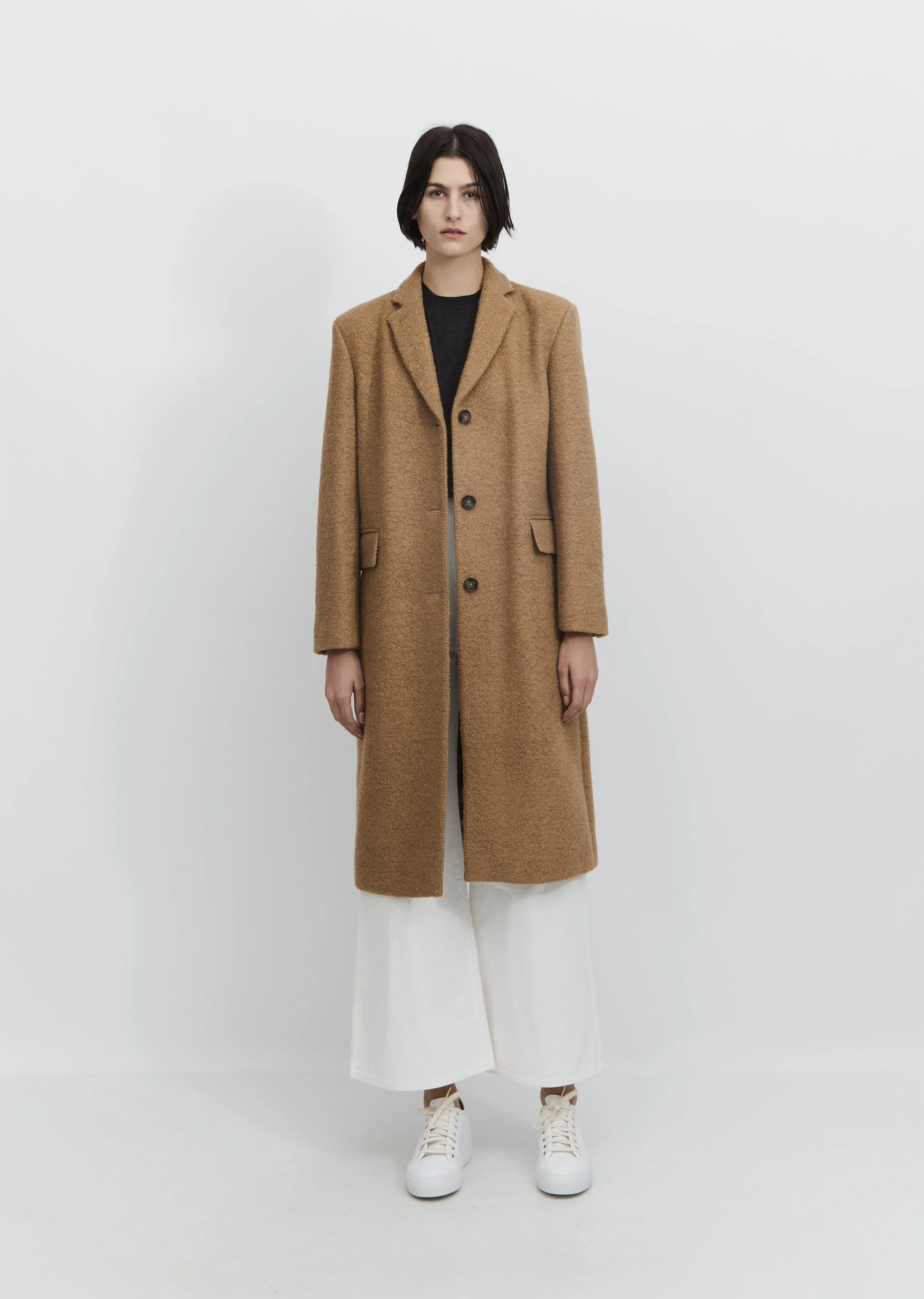 Amber Italian Wool Alpaca Coat