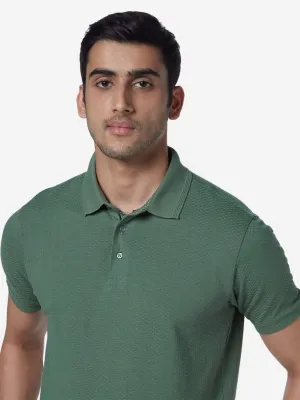 Ascot Olive Relaxed-Fit Polo T-Shirt