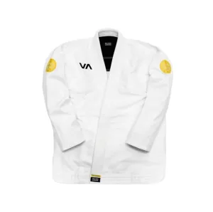 Belive & Achive RVCA White Yellow Jiu-Jitsu Gi | Strength & Comfort Combined