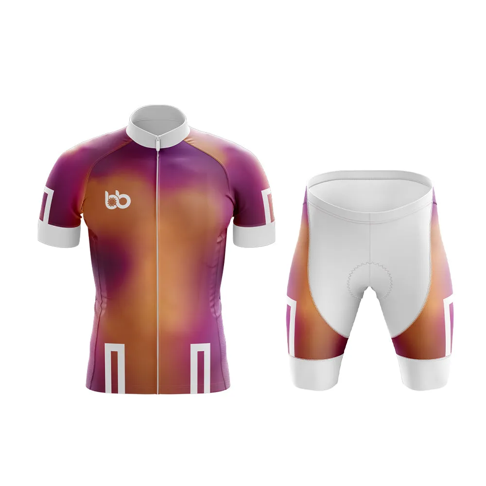 Bicycle Booth Prism (Orange-Violet) Club Cycling Kit