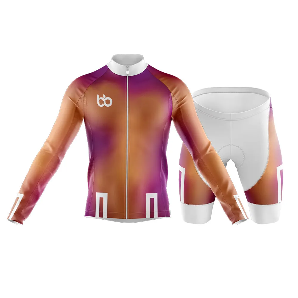 Bicycle Booth Prism (Orange-Violet) Club Cycling Kit