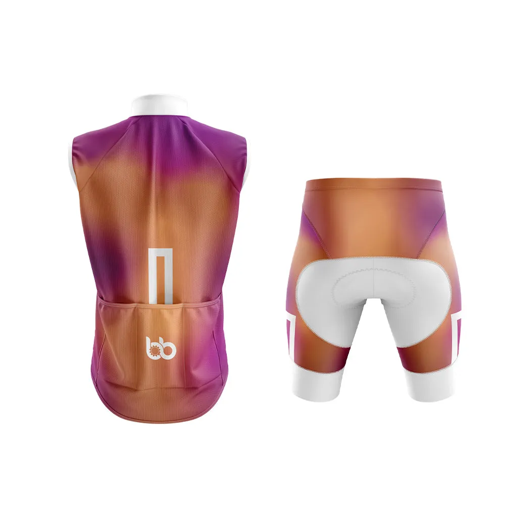 Bicycle Booth Prism (Orange-Violet) Club Cycling Kit