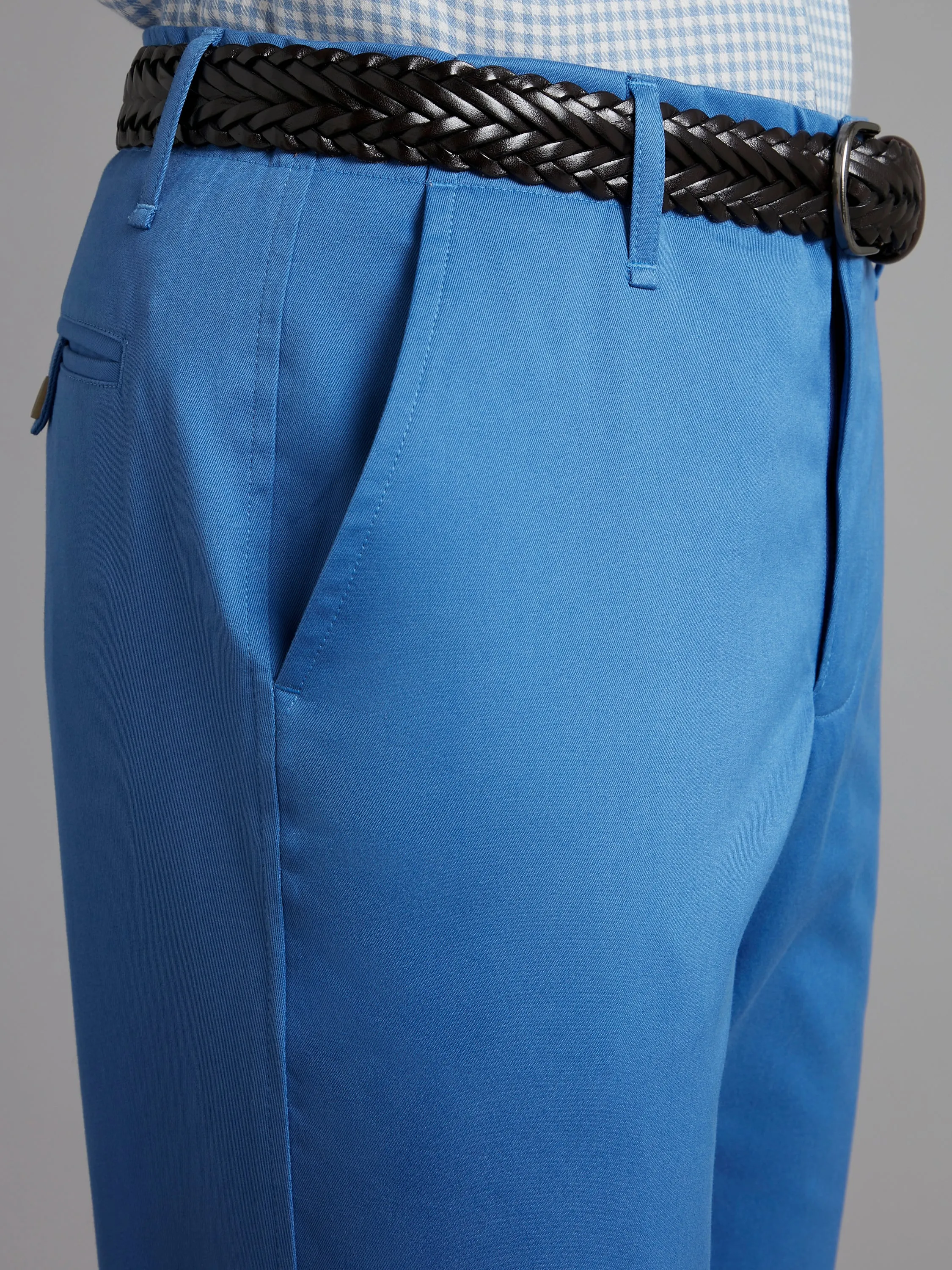 Brompton Chinos - Mid Blue