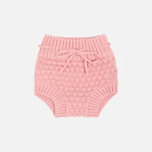 Bubble Knit Bloomers - Rosewater