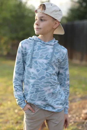 Burlebo Youth Hoodie Seaside Camo