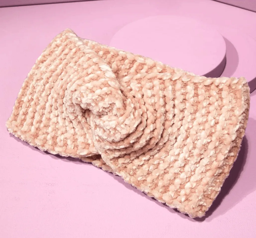 Chenille Knit Headband 009