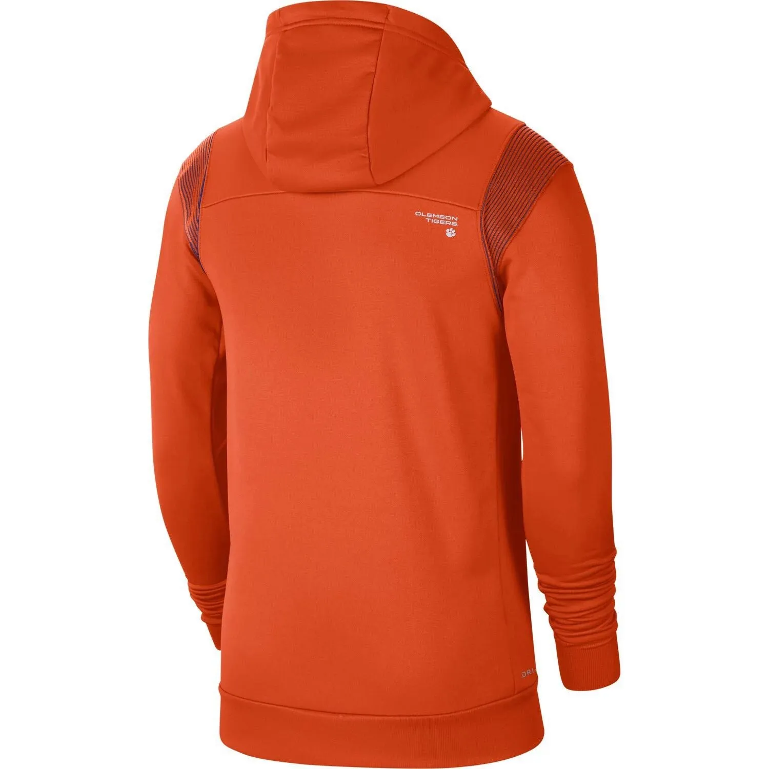 Clemson Tigers 2021 Sideline Performance Nike Men's Orange Full Zip Hoodie