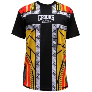 Crooks & Castles Hood Pope T-Shirt Black Multi