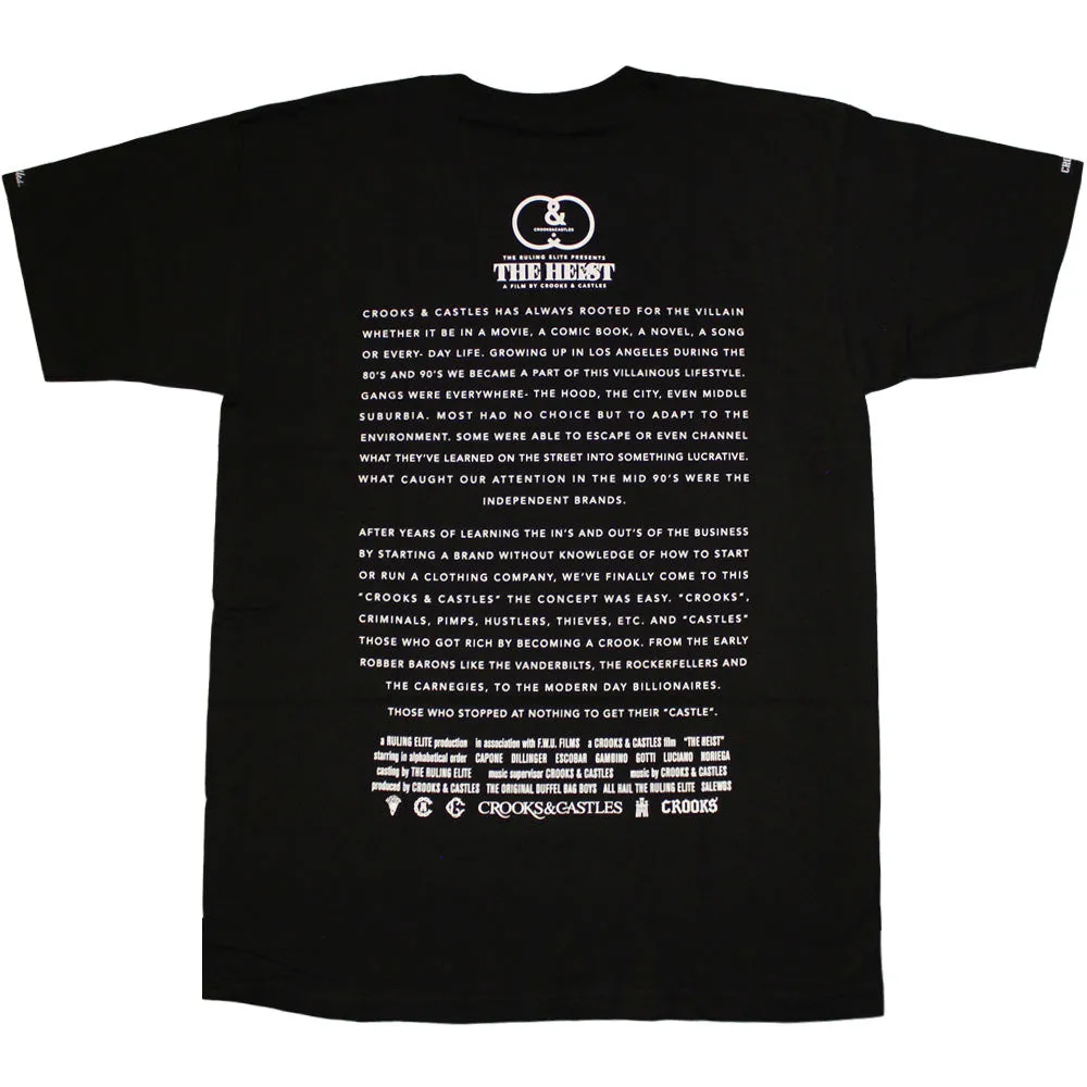 Crooks & Castles The Heist T-Shirt Black