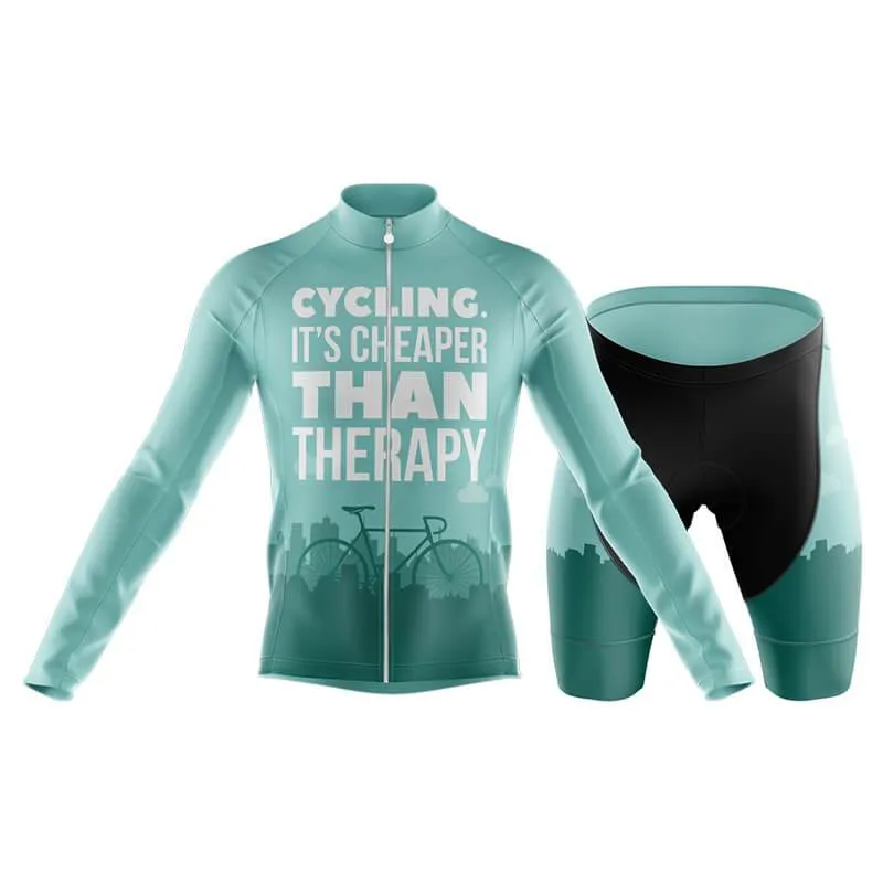 Cycling. It's Cheaper Than Therapy (V1) Club Cycling Kit