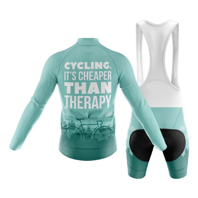 Cycling. It's Cheaper Than Therapy (V1) Club Cycling Kit