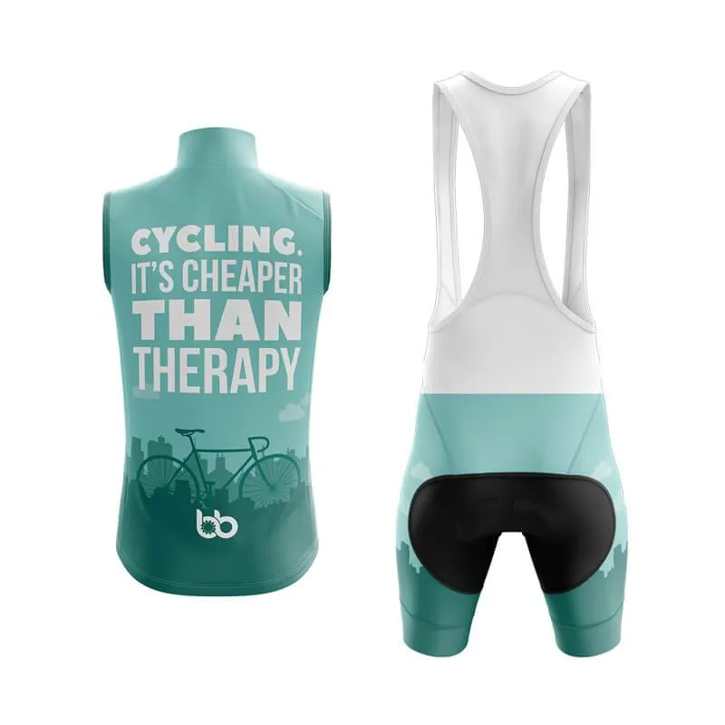 Cycling. It's Cheaper Than Therapy (V1) Club Cycling Kit