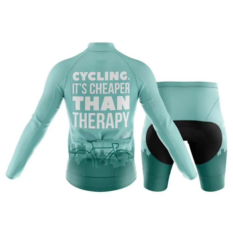 Cycling. It's Cheaper Than Therapy (V1) Club Cycling Kit