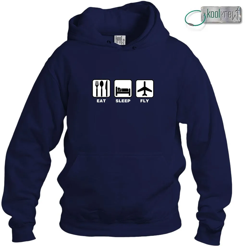 Eat Sleep Fly Hoodie