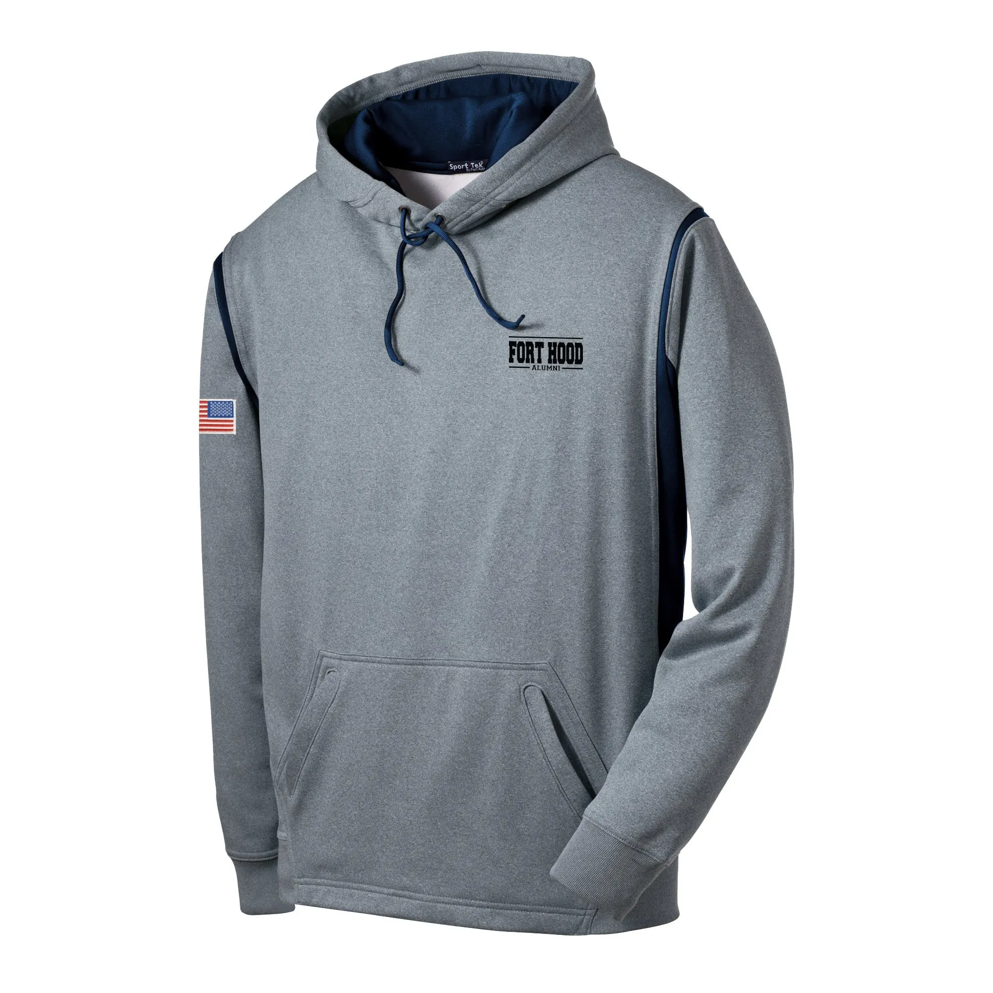 Fort Hood Color Block Hoodie - Moisture Wicking