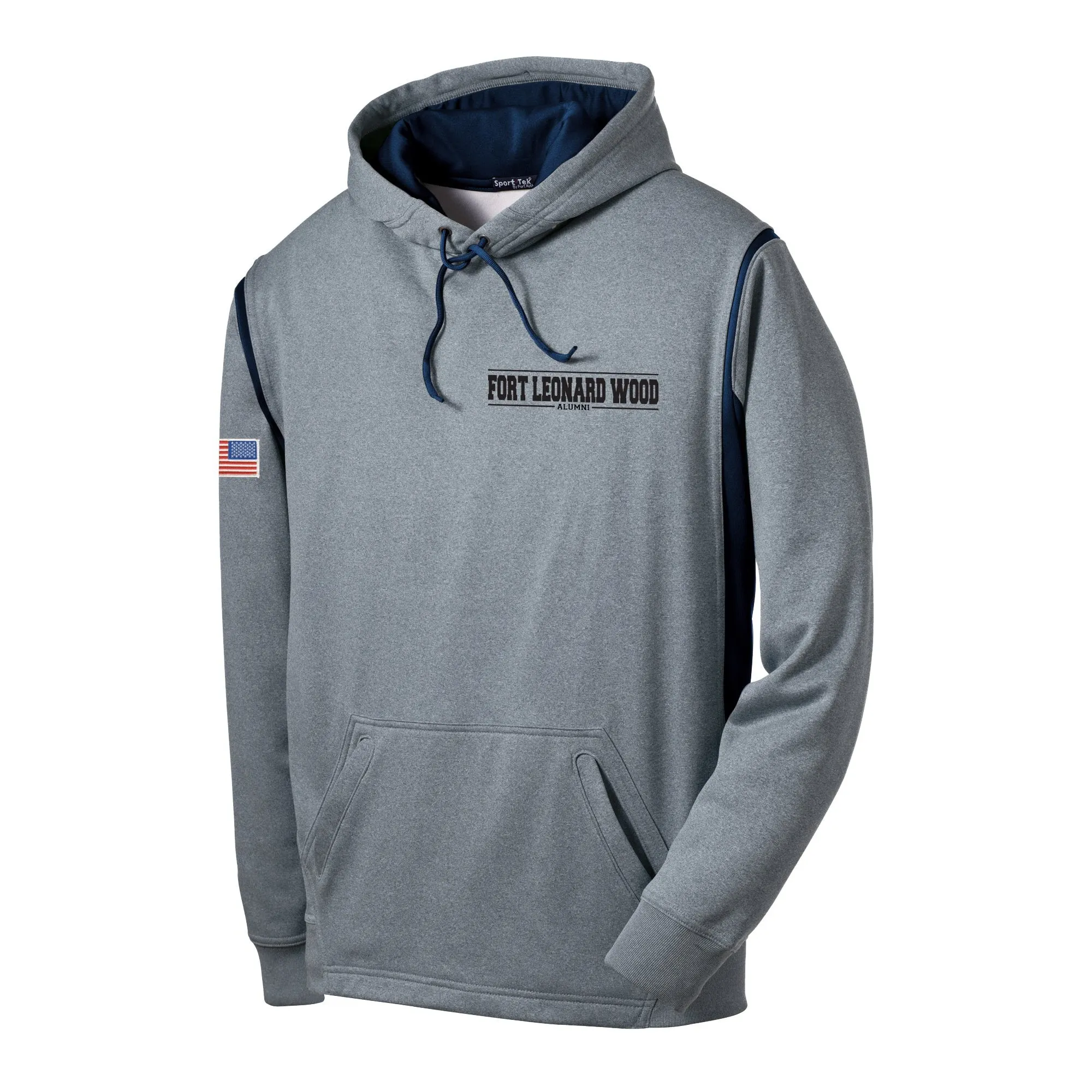 Fort Leonard Wood Color Block Hoodie - Moisture Wicking