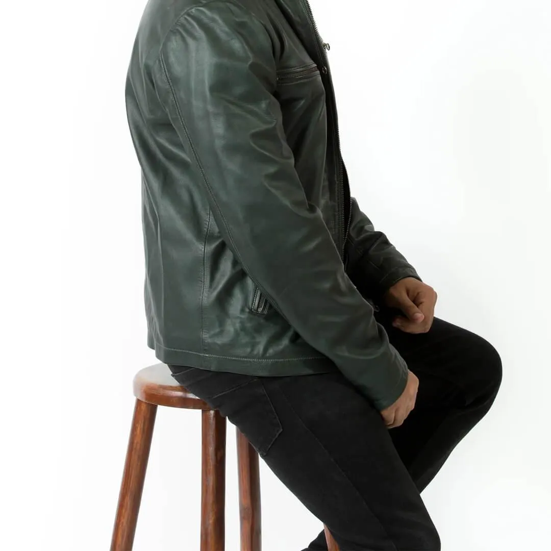 Green Leather Jacket