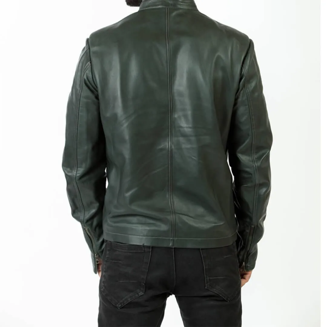 Green Leather Jacket