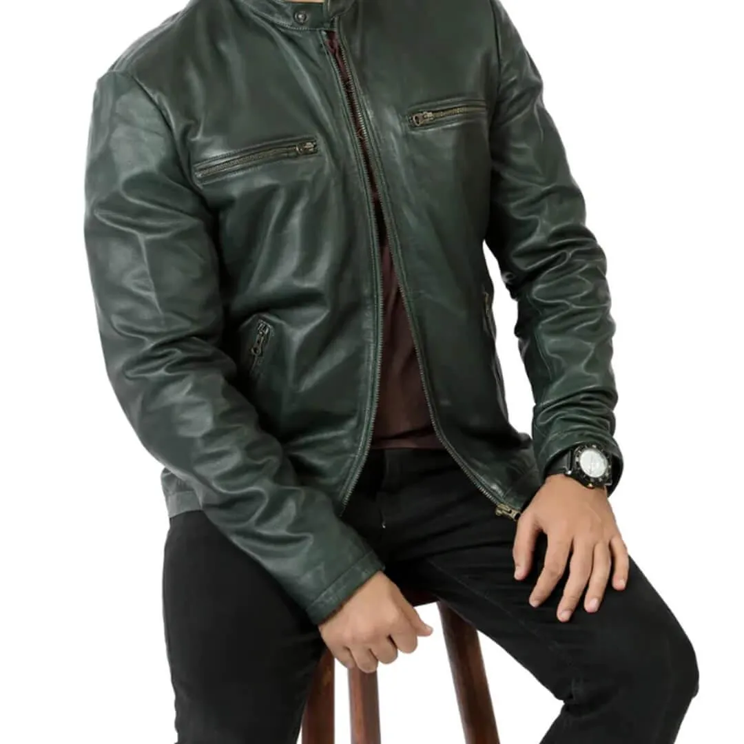 Green Leather Jacket