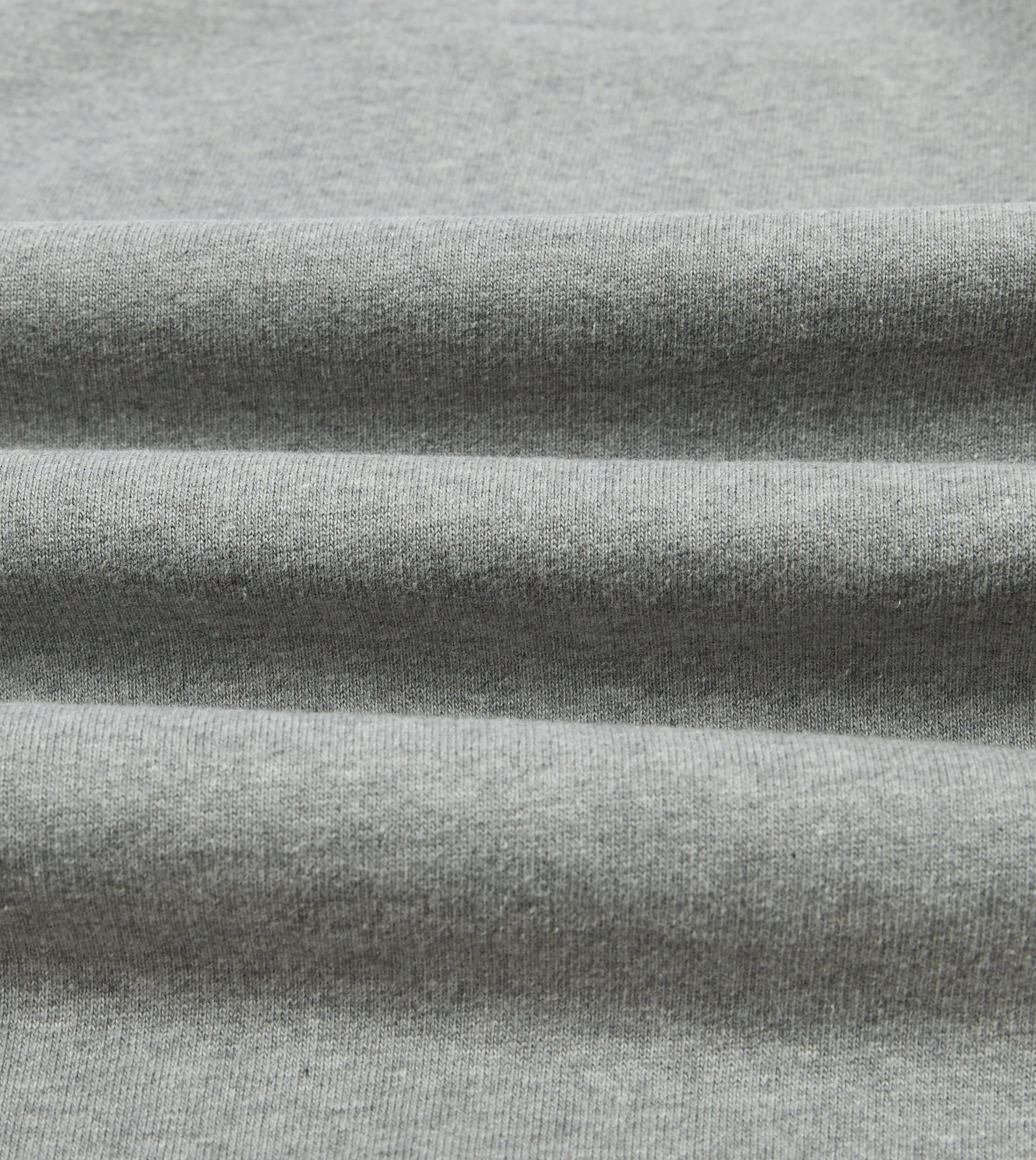 Grey Brushed Cotton Jersey Sweatshirt