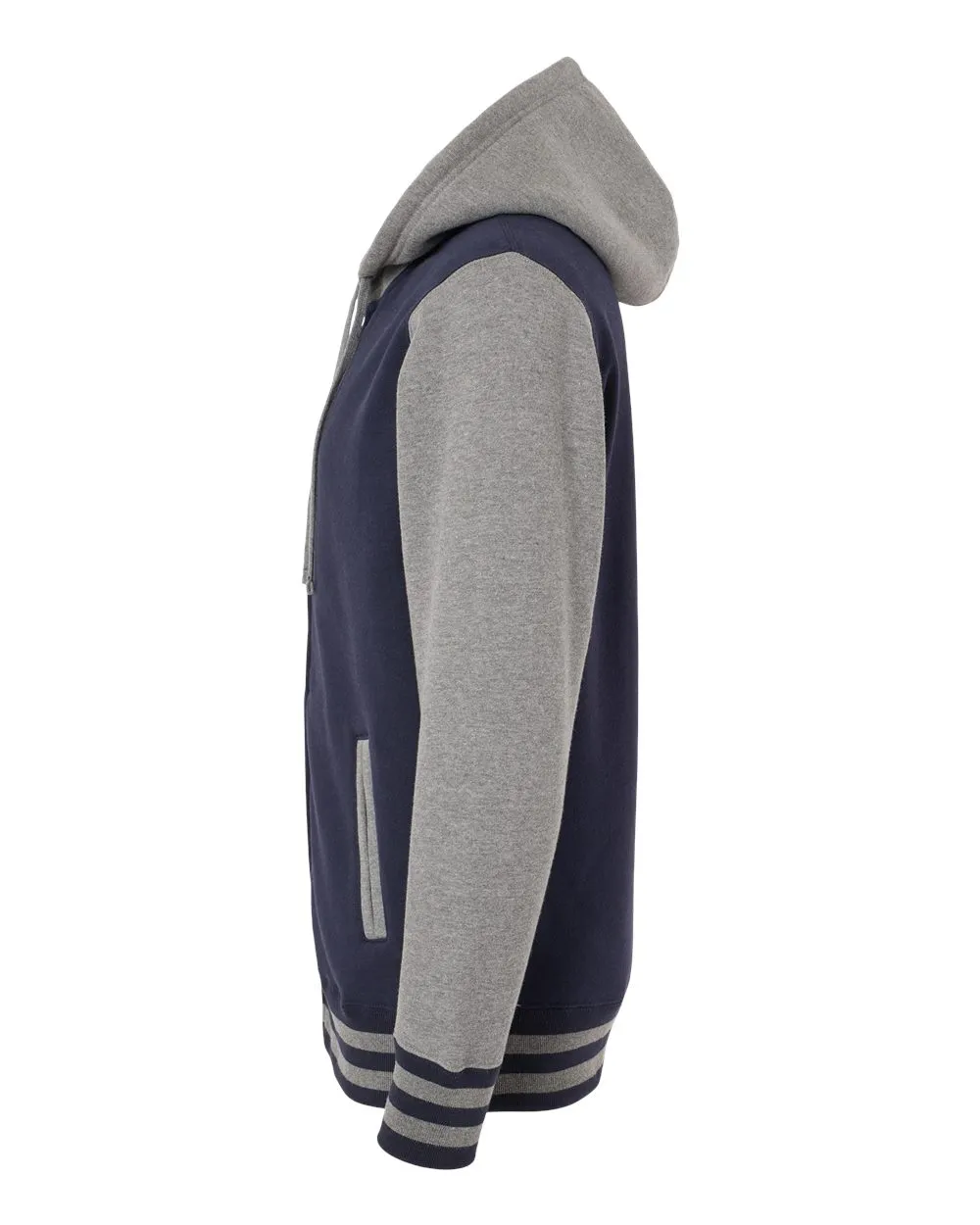 Heavyweight Varsity Full-Zip Hooded Sweatshirt