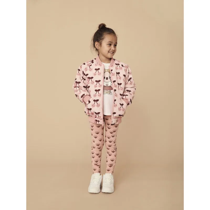 Huxbaby Cherry Hearts Reversible Bomber