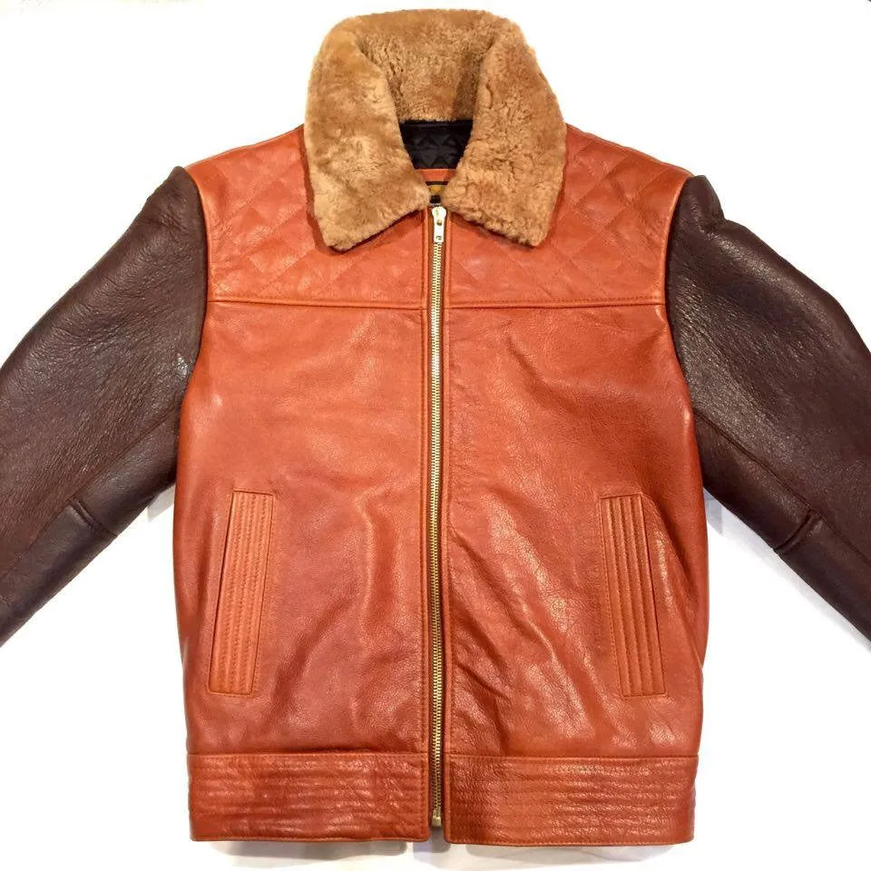 Jakewood Alaska Bomber Shearling Jacket