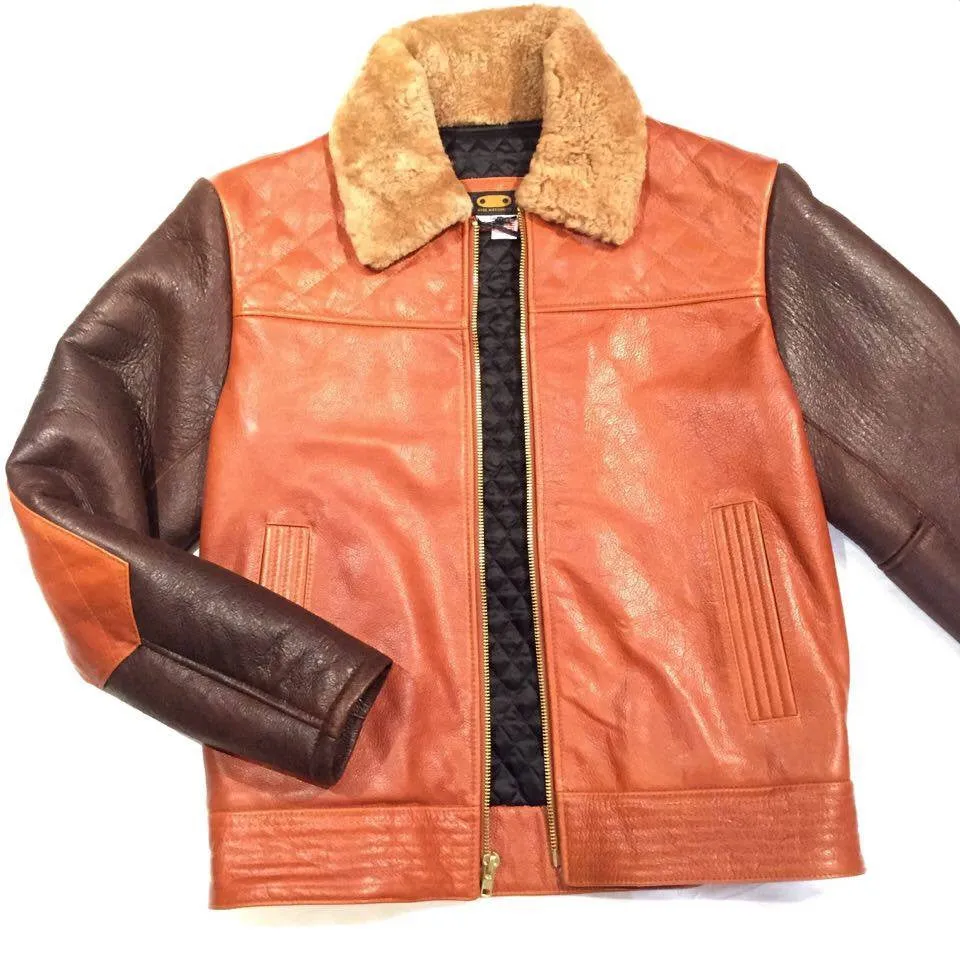 Jakewood Alaska Bomber Shearling Jacket