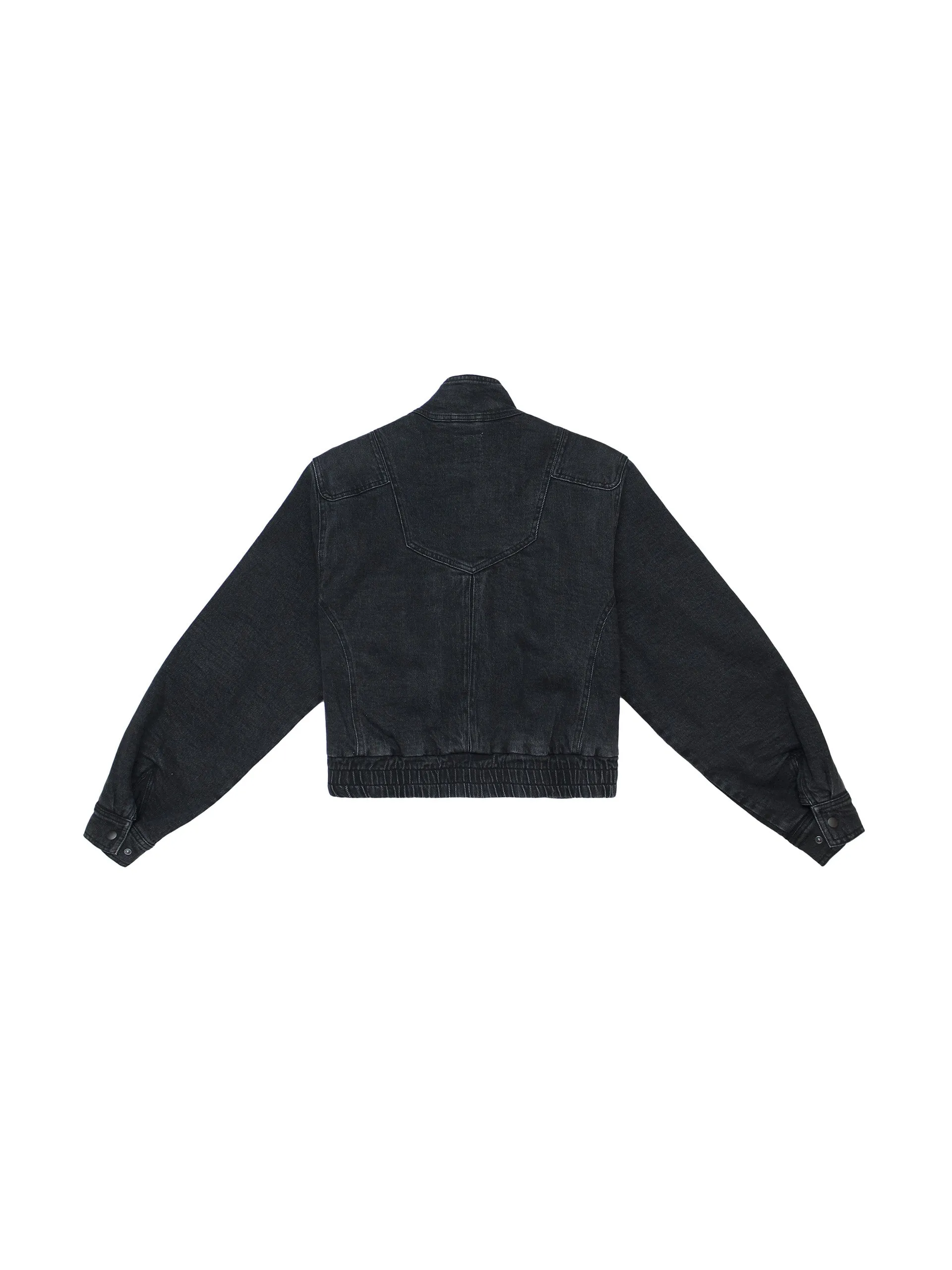 Juno jacket in washed black