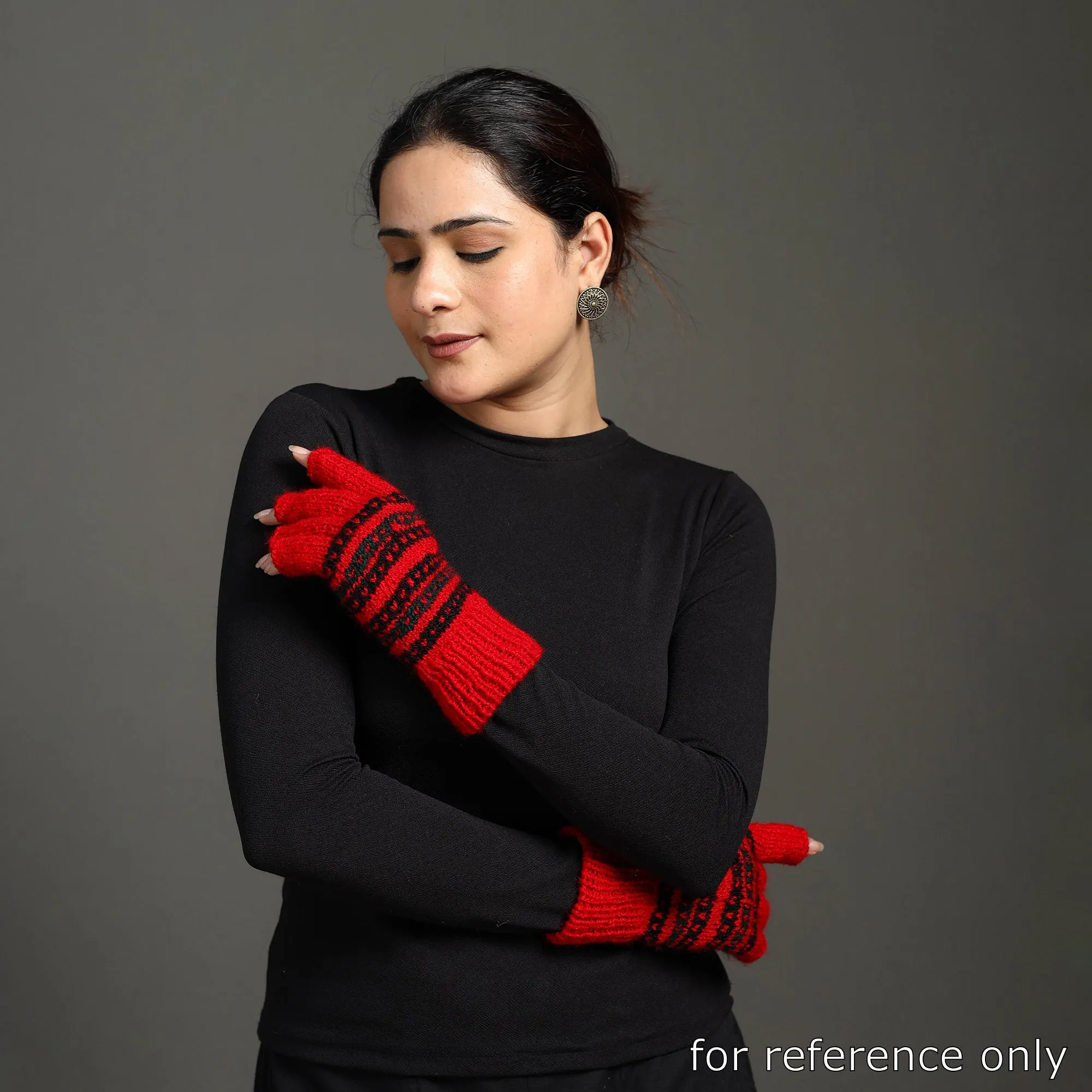 Kumaun Hand Knitted Woolen Gloves (Adult) 27