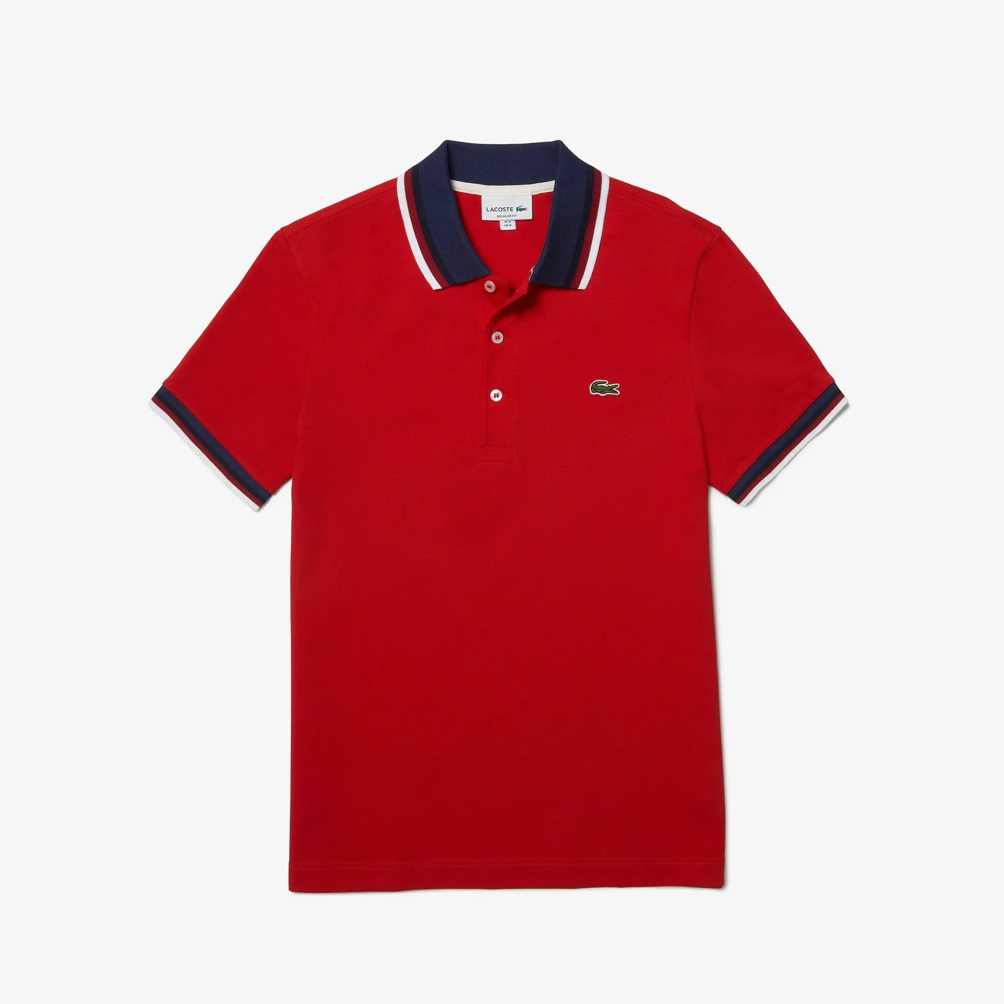 Lacoste Regular Fit Polo Shirt With Contrasting Collar