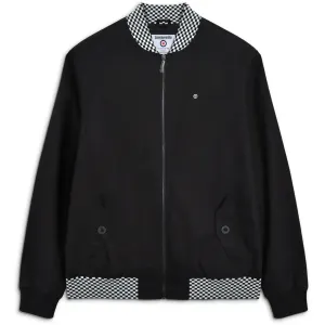 Lambretta Mens Two Tone Check Bomber Jacket