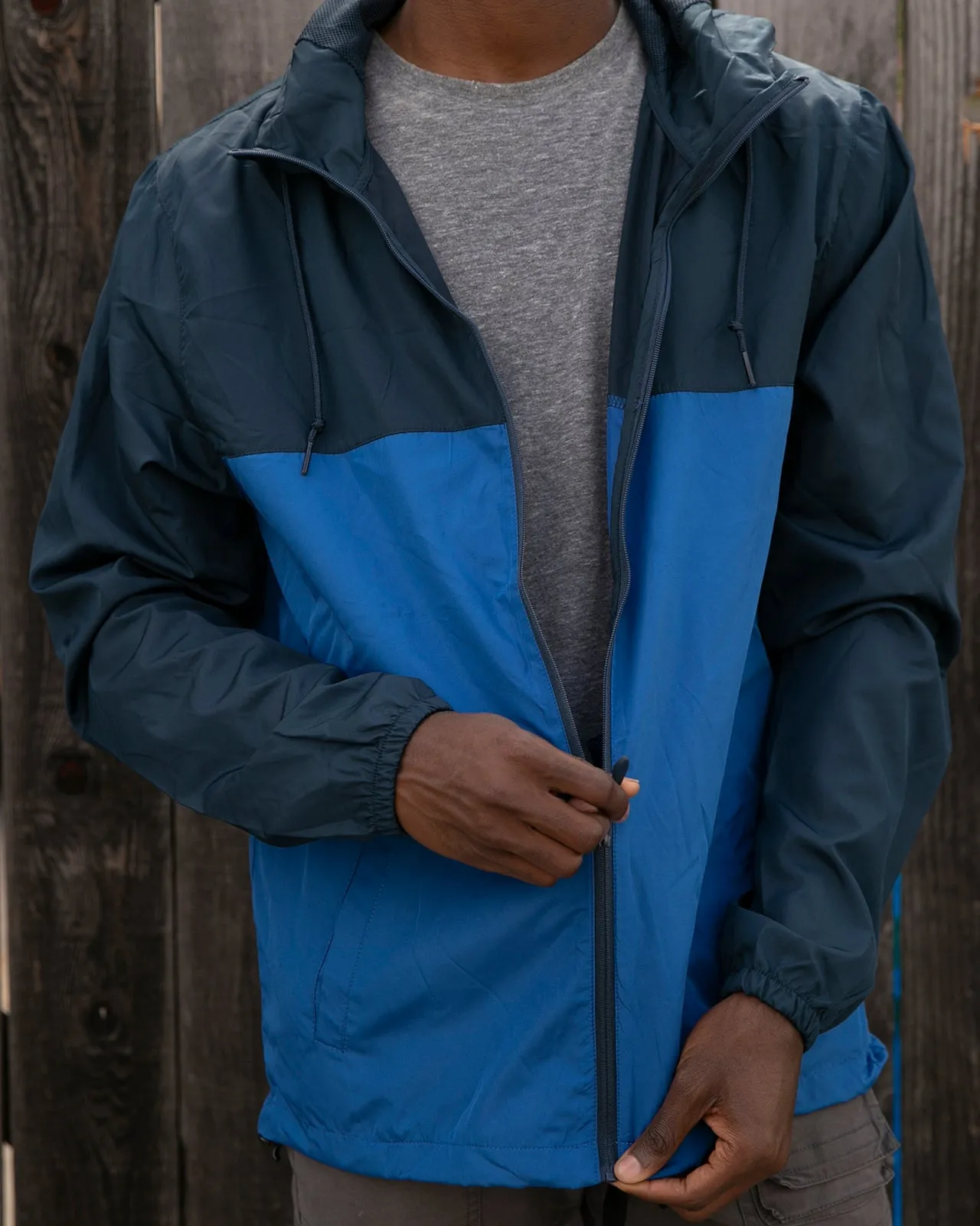 Lightweight Windbreaker Full-Zip Jacket