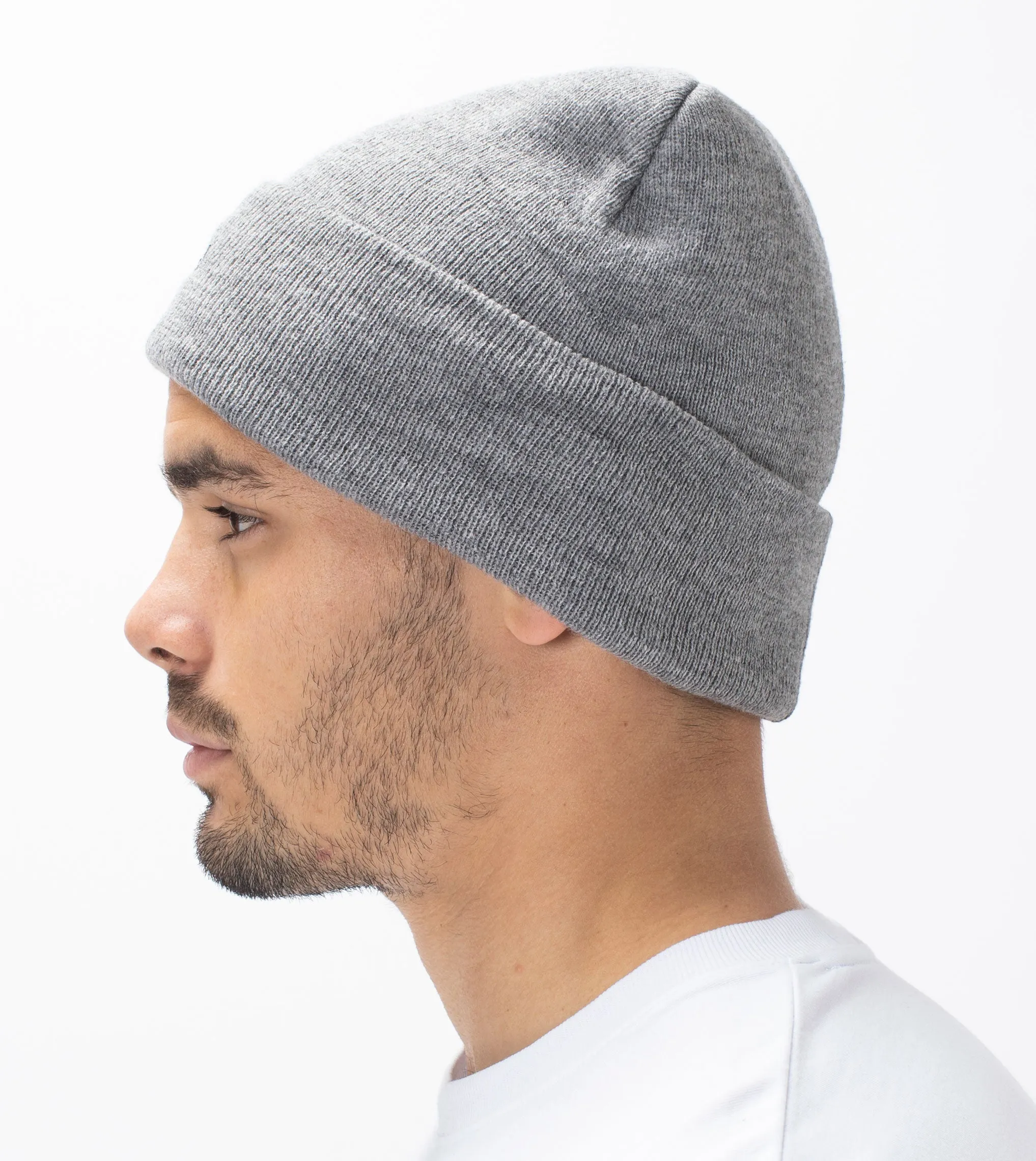 Logo Beanie Dark Grey Marle