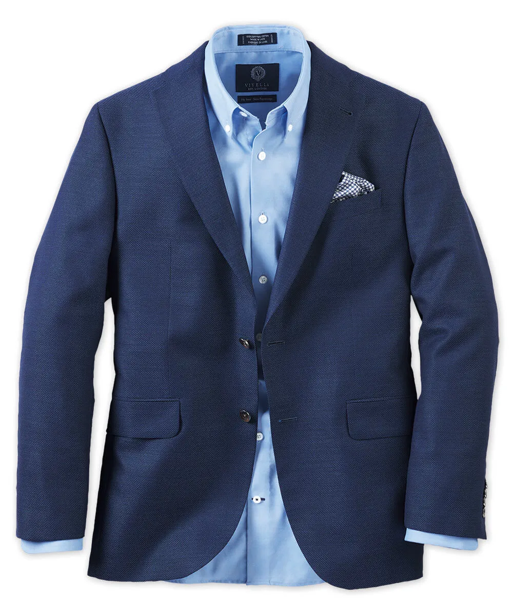 Luxe All-Season Wool Travel Blazer