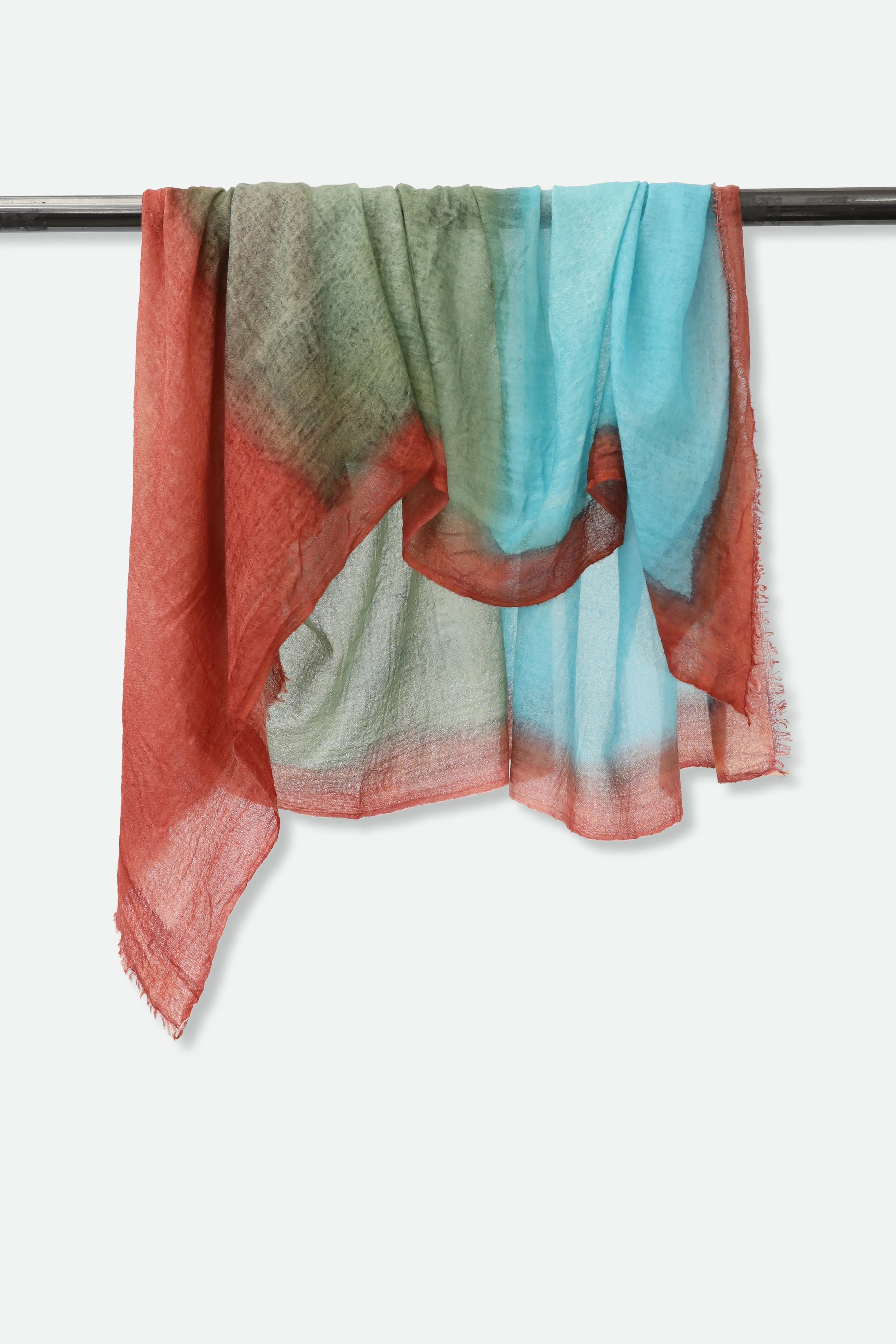 MAJORCA SCARF IN HAND DYED CASHMERE