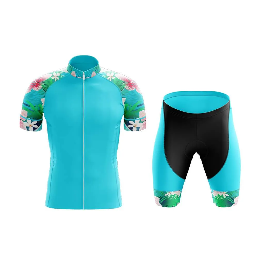 Max Lily Floral Sleeves Club Cycling Kit