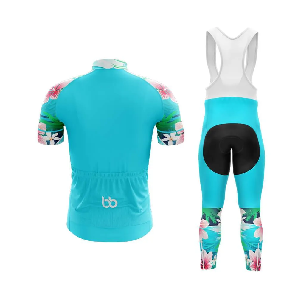 Max Lily Floral Sleeves Club Cycling Kit