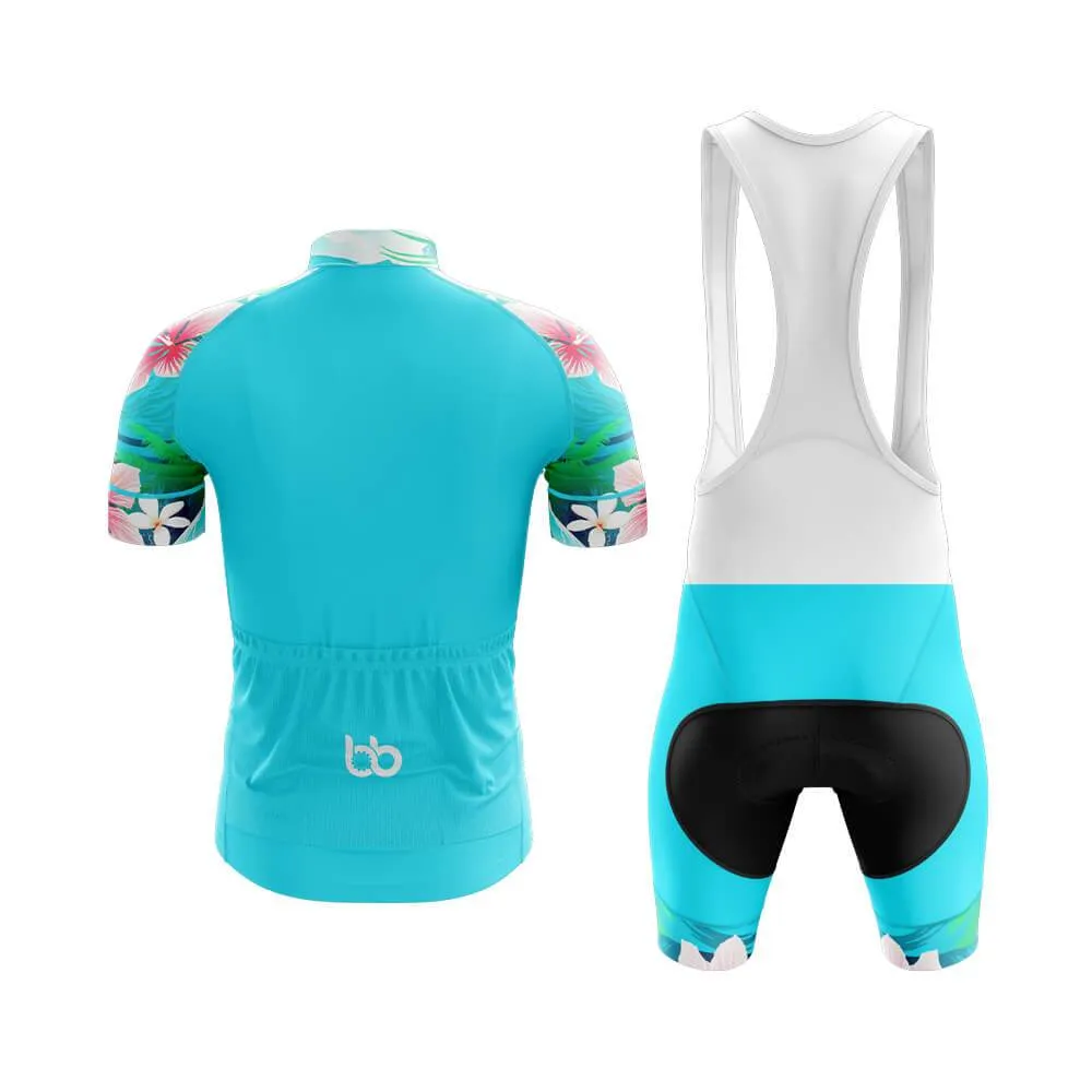 Max Lily Floral Sleeves Club Cycling Kit