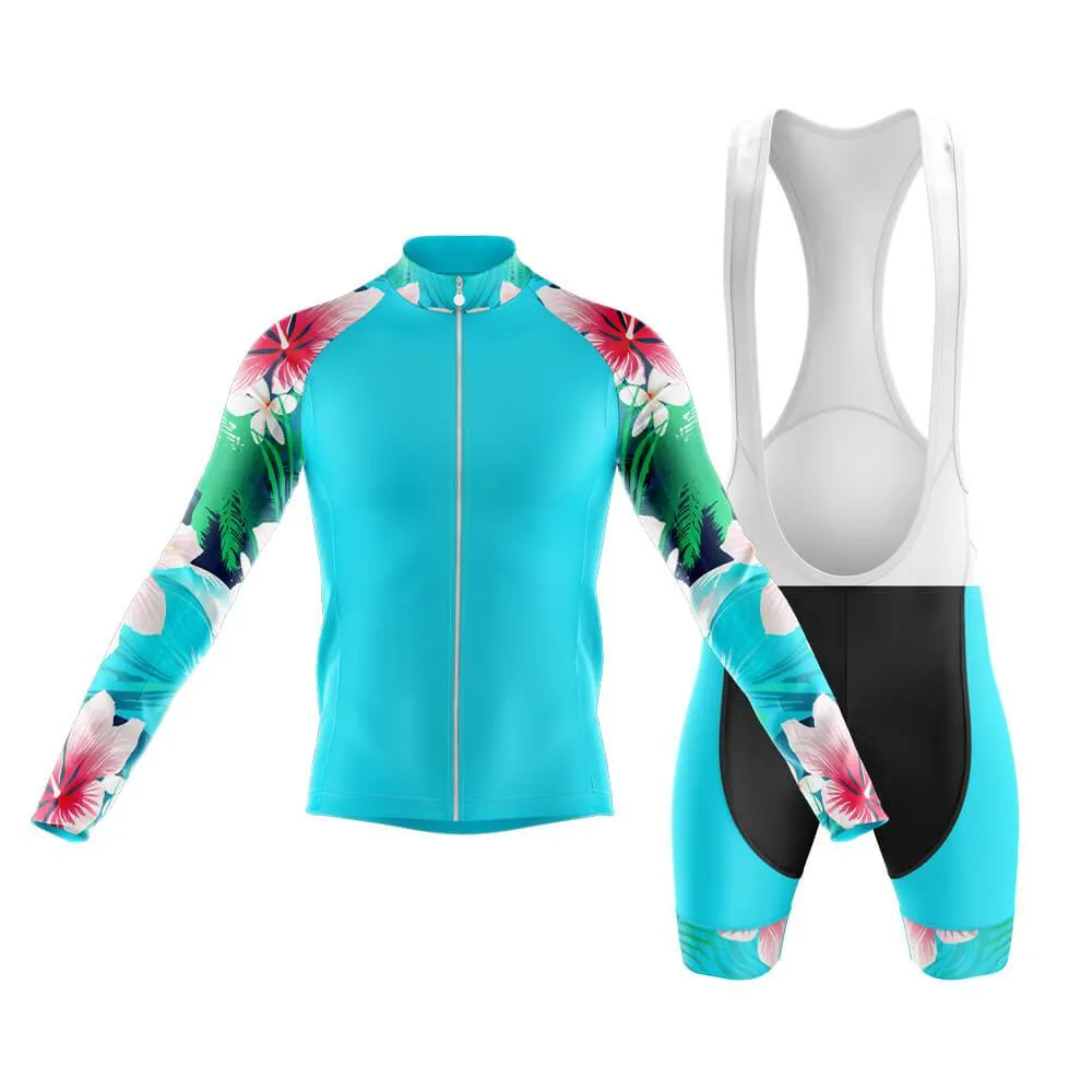 Max Lily Floral Sleeves Club Cycling Kit