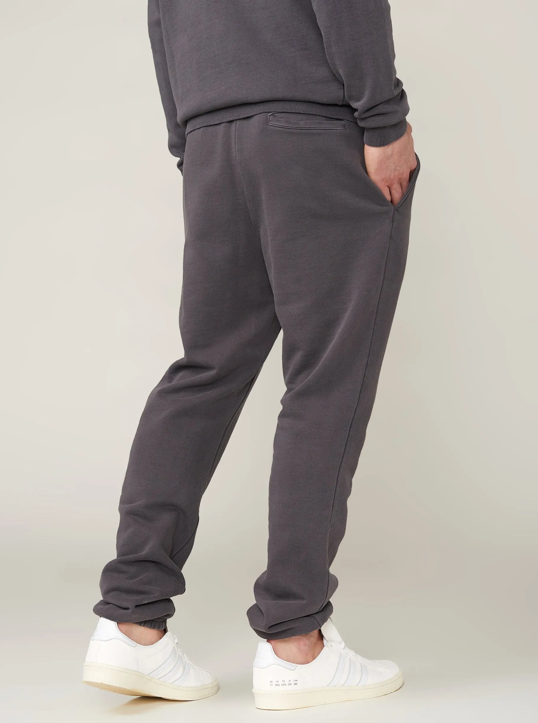 Miles French Terry Stacked Jogger - Dark Stone