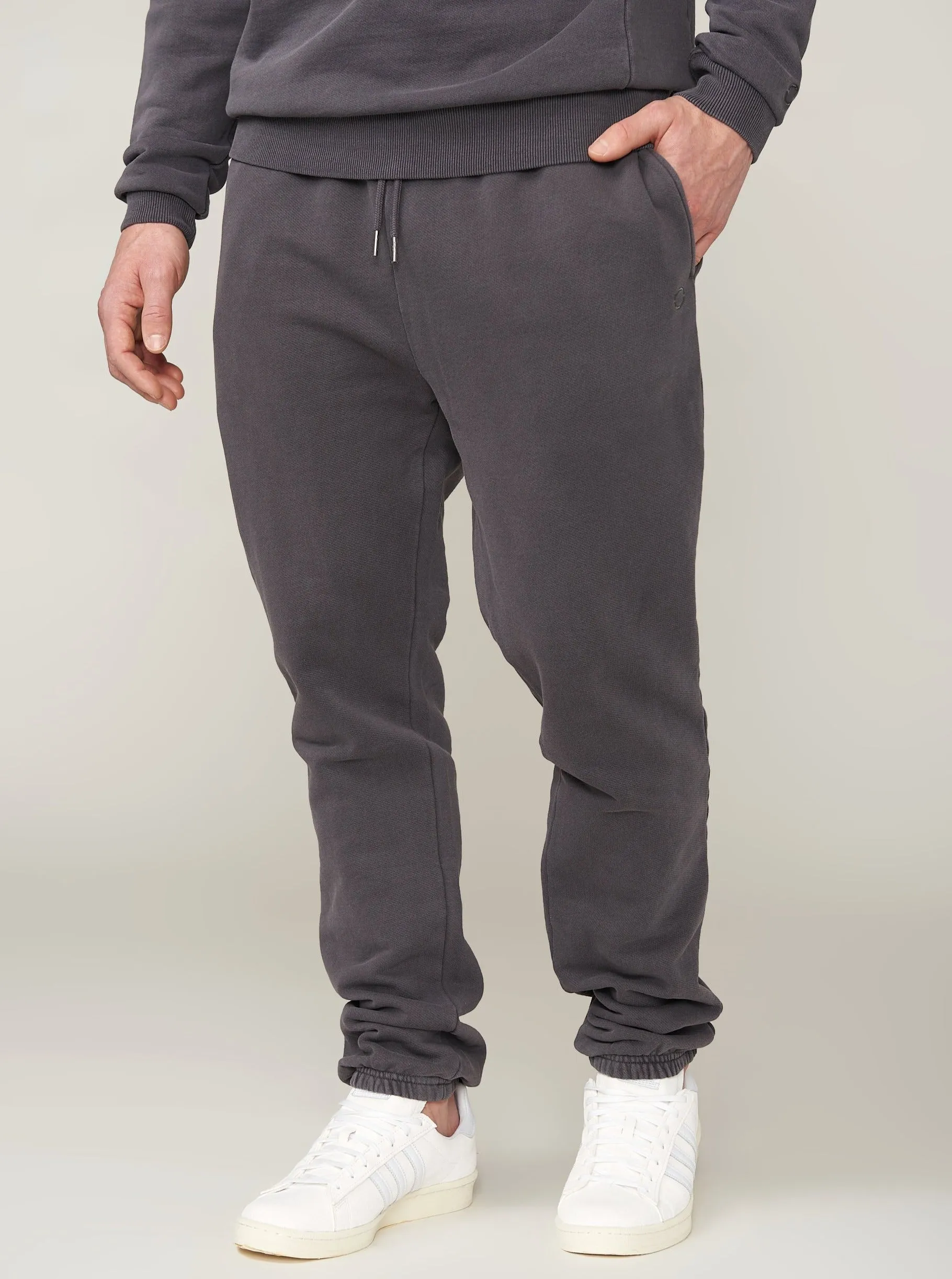 Miles French Terry Stacked Jogger - Dark Stone