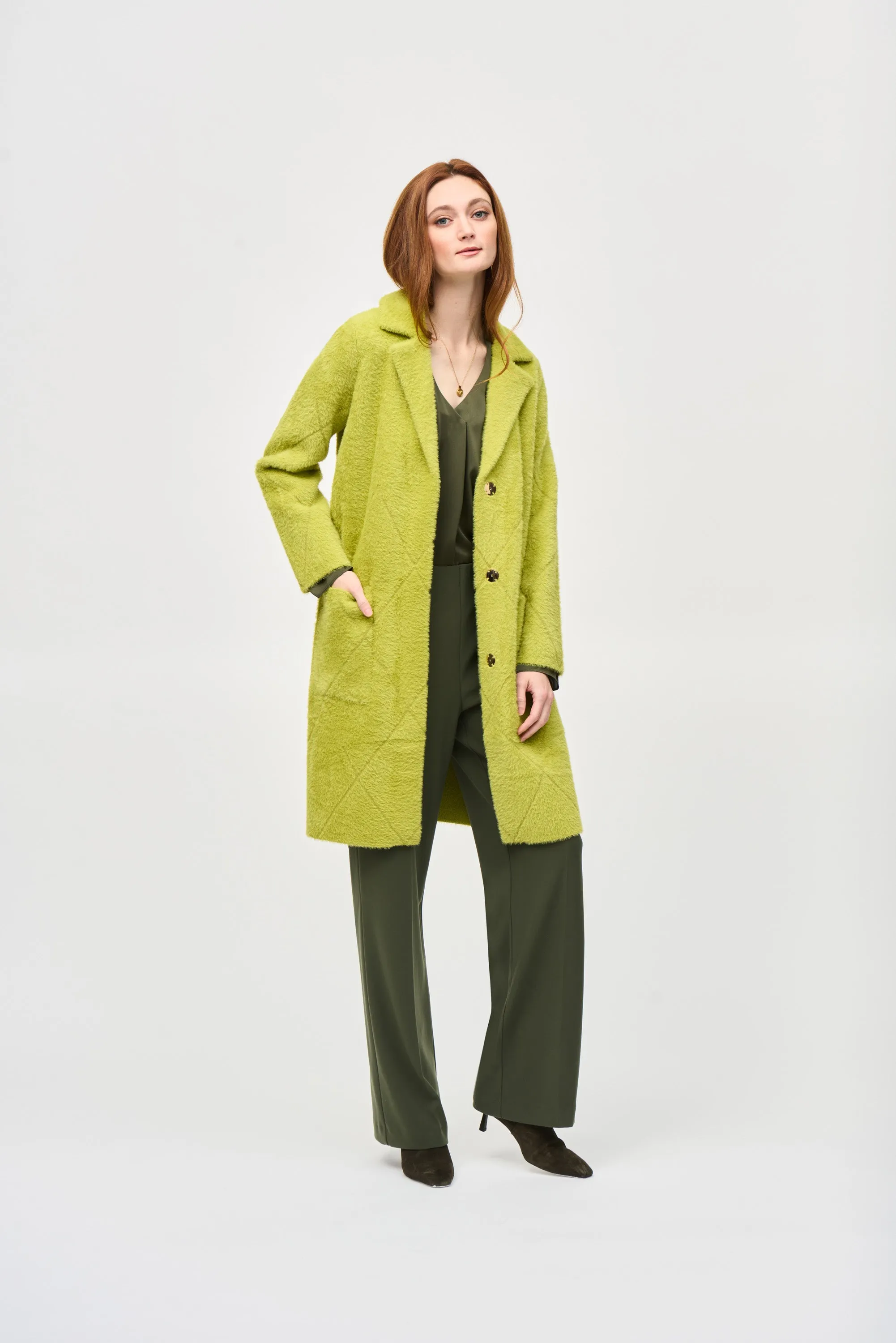 Notched Collar Coat