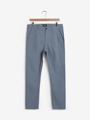 Nuon Light Blue Skinny Fit Rocker Chinos