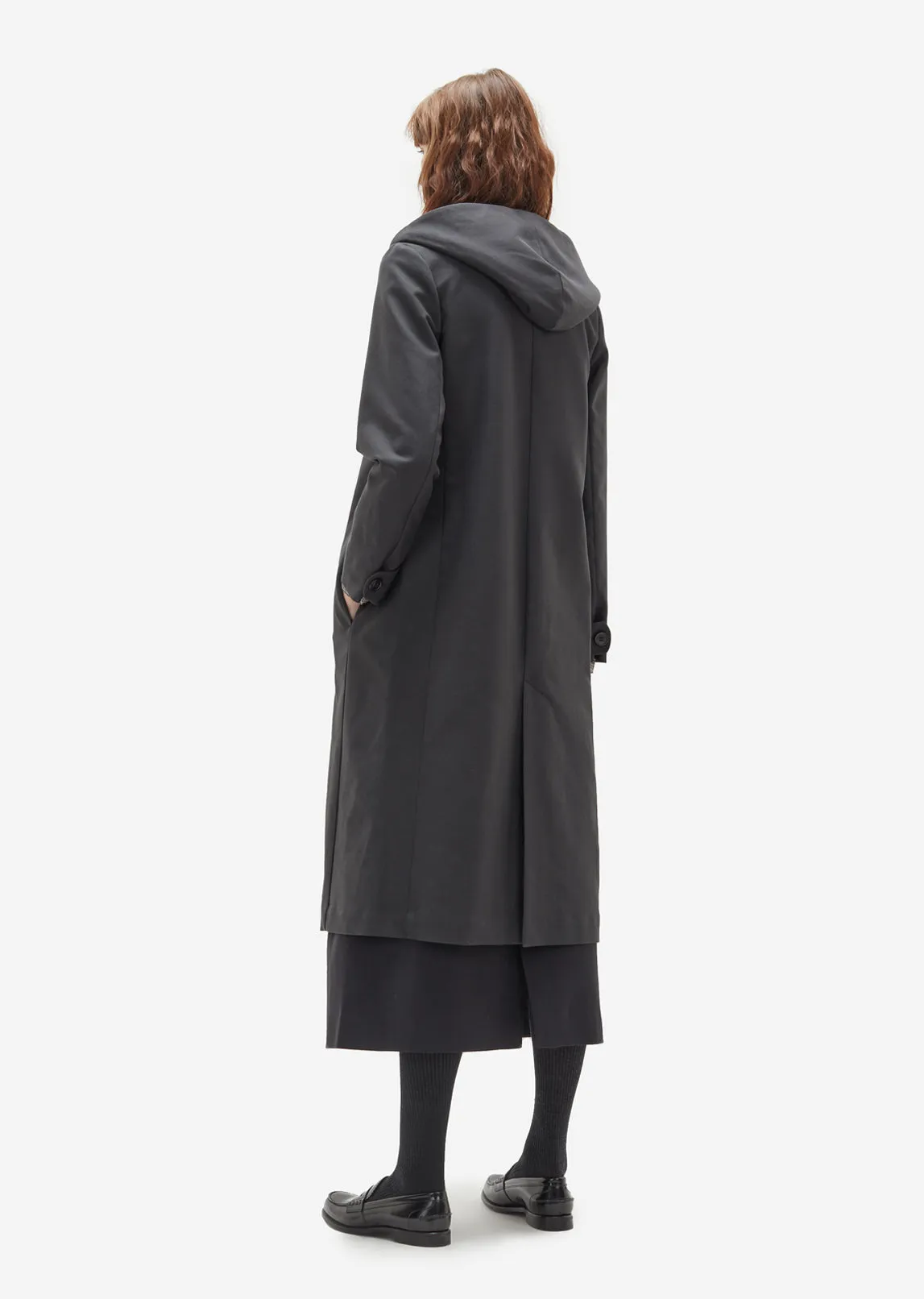 Omega Cotton Hooded Coat