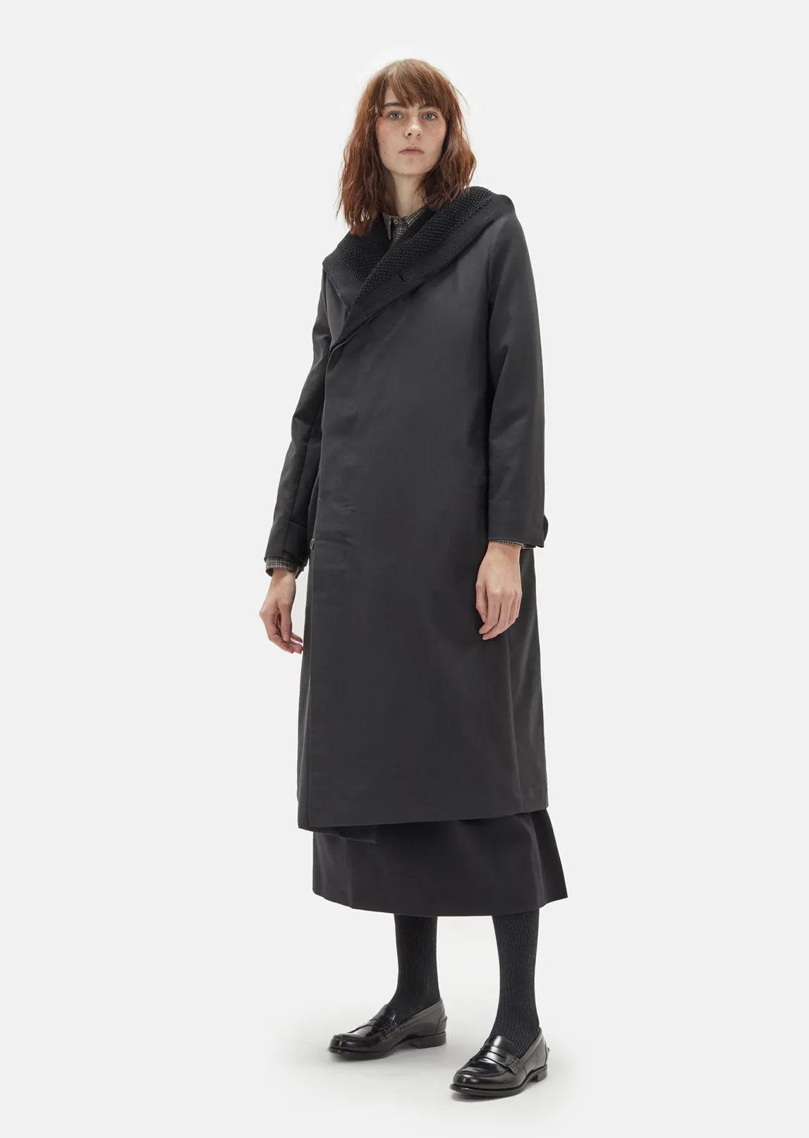 Omega Cotton Hooded Coat