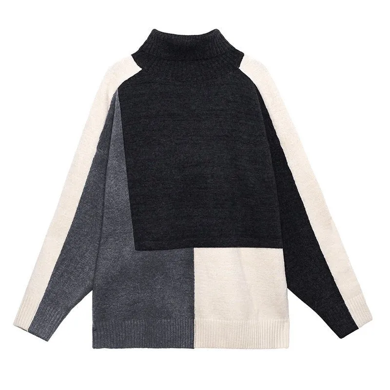 Pre Order:  Contrast Colorblock Sweater