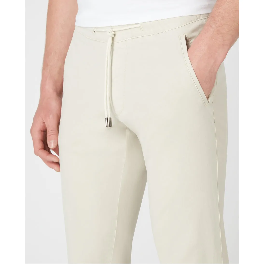 Remus Uomo Stone Ellis Slim Stretch Chinos 62506 Stone