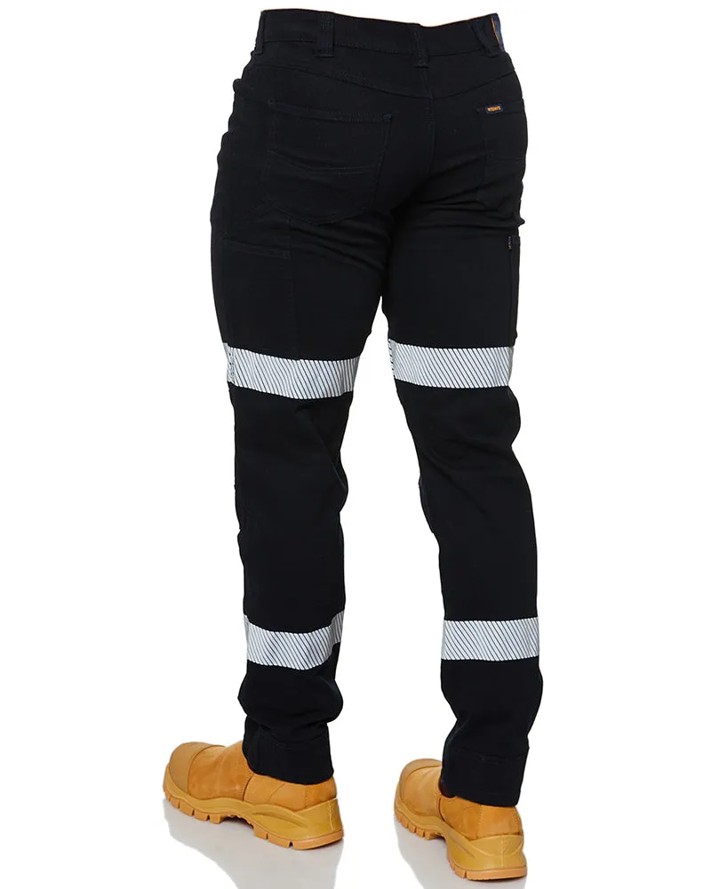 RMX Flexible Fit Utility Trousers with Tape - Navy